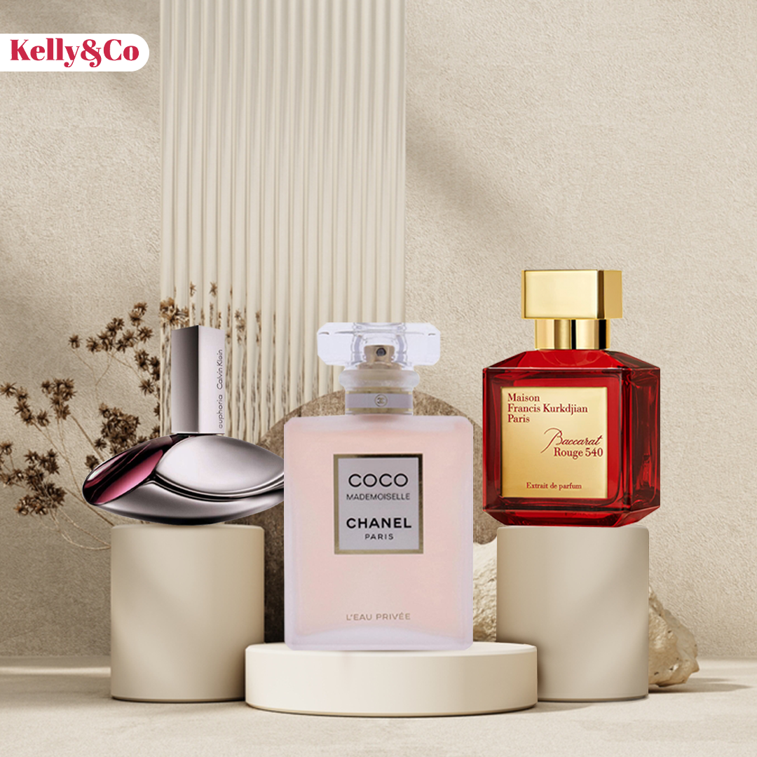 COCO CHANEL 30ML + EUPHORIA 30ML + BACCARAT ROUGE 30ML