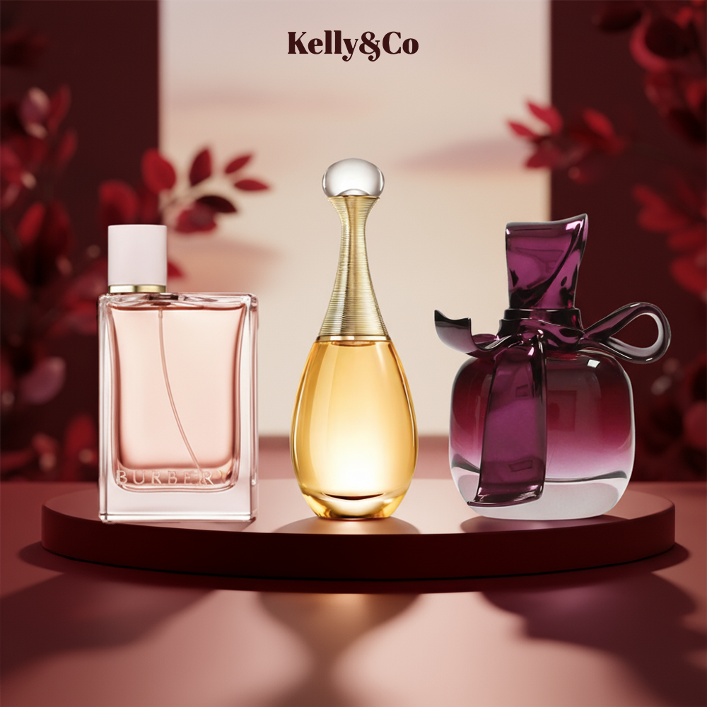 J’adore 30 ml + Burberry Her 30 ml + Nina Ricci 30 ml