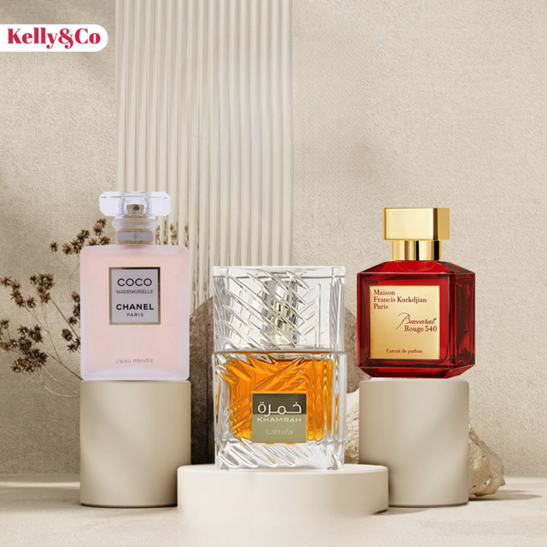 COCO CHANEL 30ML + KHAMRAH 40ML + BACCARAT ROUGE 30ML