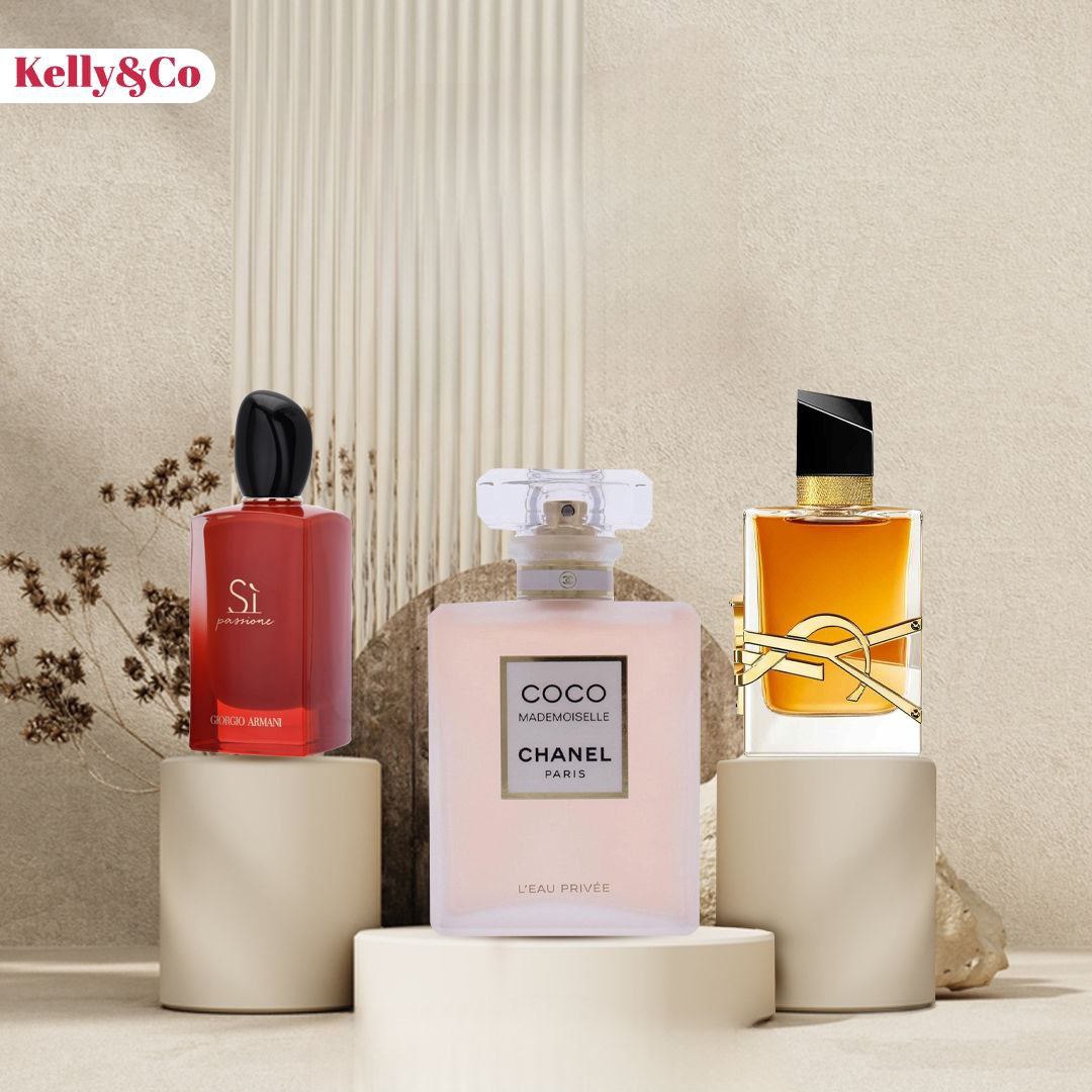 SI (RED) PASSIONE 30ML  + COCO CHANEL 30ML + LIBRE 30ML