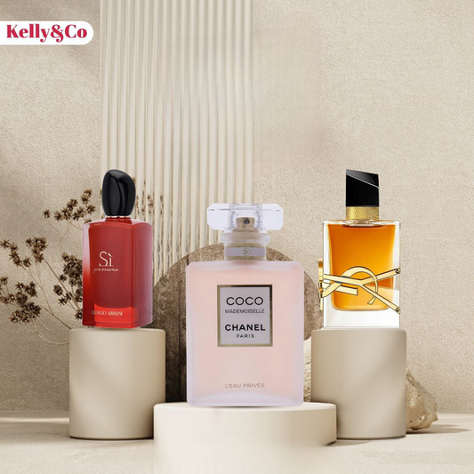 SI (RED) PASSIONE 30ML  + COCO CHANEL 30ML + LIBRE 30ML
