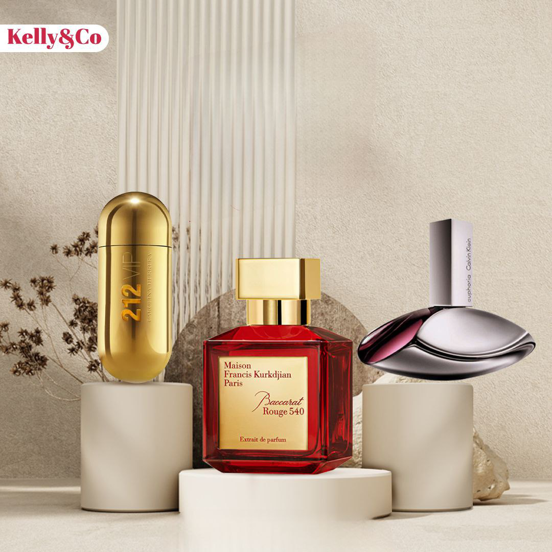 BACCARAT ROUGE 30ML + EUPHORIA 30ML + 212 VIP 30ML