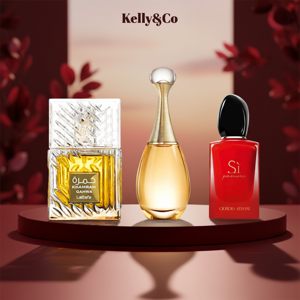 J’adore 30 ml + Khamrah 40 ml + Si Red 30 ml